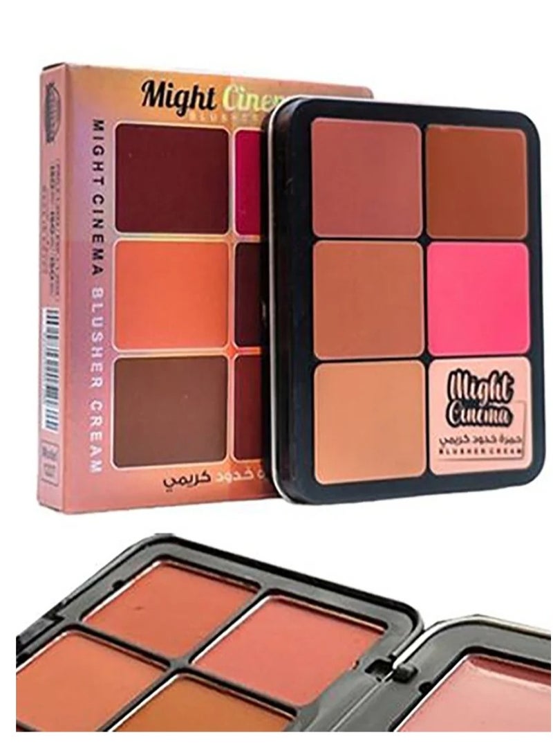 مايت سينما باليت بلاشر كريمي و بودر الجديد - 12 لون - Image 2