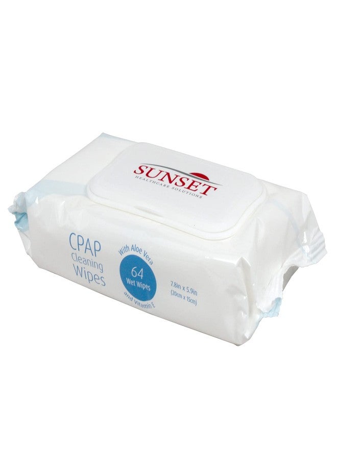عبوة مناديل تنظيف قناع جهاز التنفس CPAP من Sunset، قطعتان، في عبوة ناعمة - Image 1
