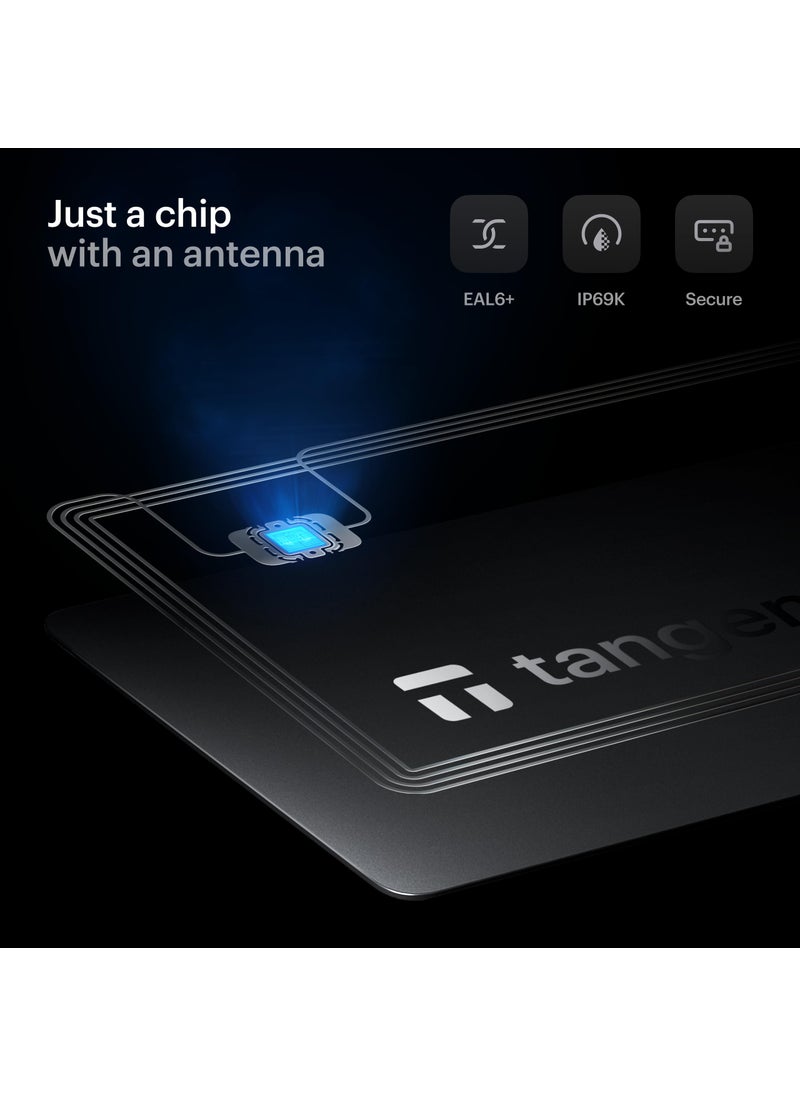 tangem TANGEM Wallet Pack of 3 - Secure Crypto Wallet - Trusted Cold Storage for Bitcoin, Ethereum, NFT's & More Coins - 100% Offline Hardware Wallet  - Image 3