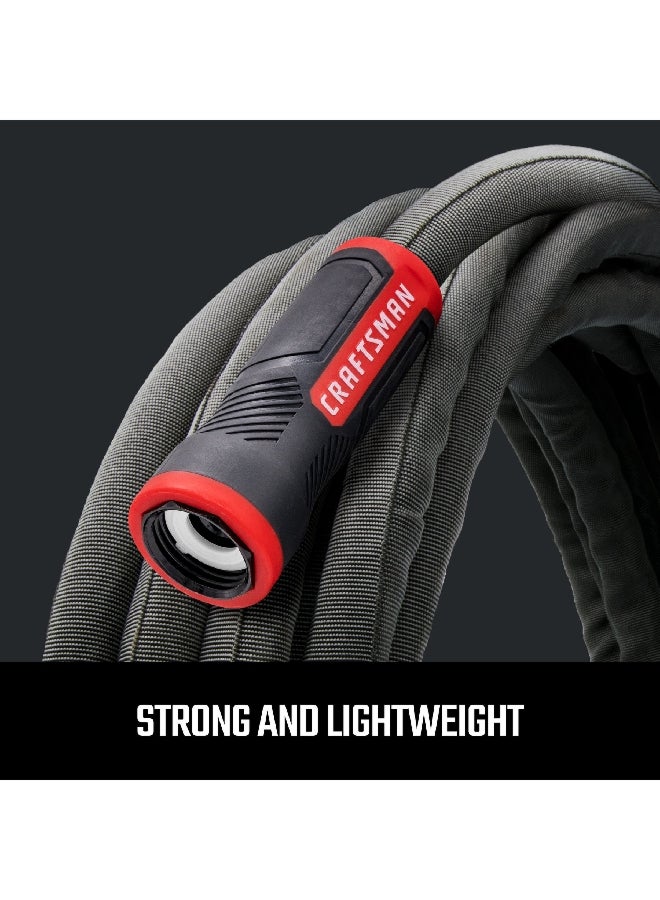 ORBIT Craftsman ExoShield Heavy-Duty Fabric Hose Black 5/8 Inch x 50 ft CMXMHBB1549QP - Image 5