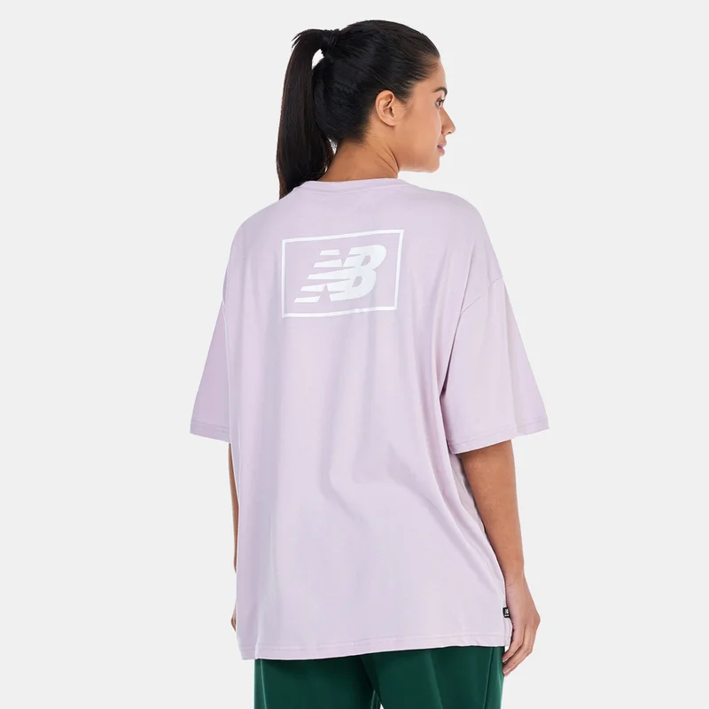 New Balance Women's NB Essentials Graphic Oversized T-Shirt