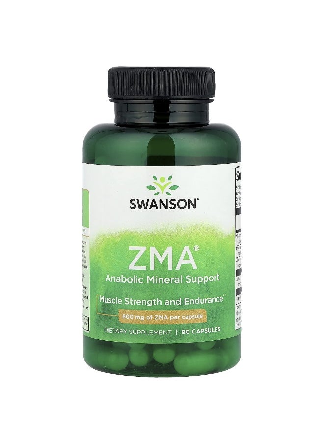 SWANSON Swanson, ZMA®, Anabolic Mineral Support, 90 Capsules  - Image 1