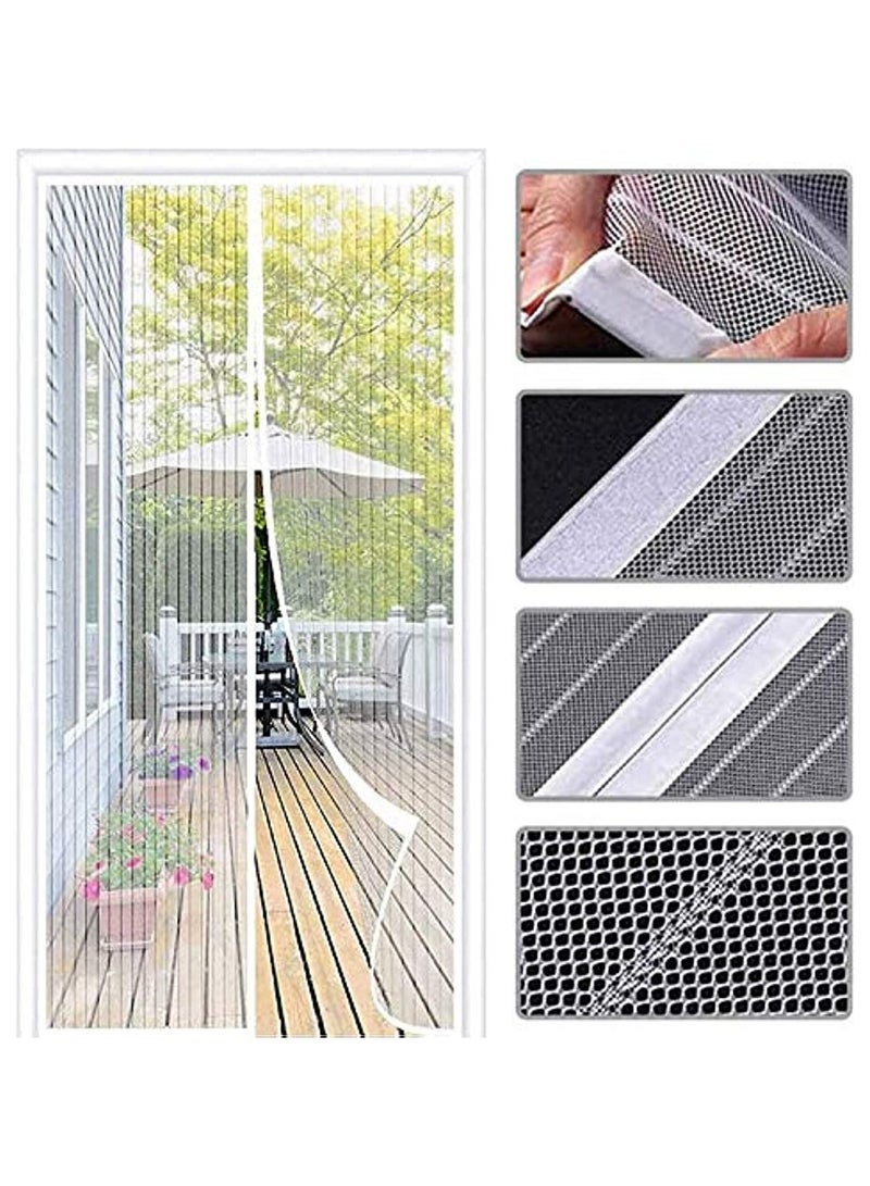 Loquat Magic Mesh Magnetic Automatic Closure Anti-Mosquito Door Curtain Hands Free Dogs Cats Pet Friendly Door Screen 100 x 210centimeter  - Image 5