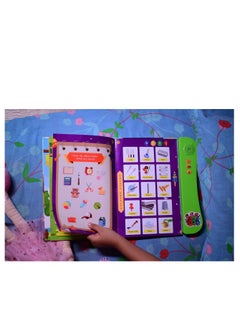 Kiddale Pack of 2 Musical Interactive Children Sound Books: My Home to Neighbourhood & Phonics|Ideal Gift for 3+ Years Baby|E Learning Book|Smart Intelligent Activity Books|Nursery Rhymes|Talking Book  - Image 4