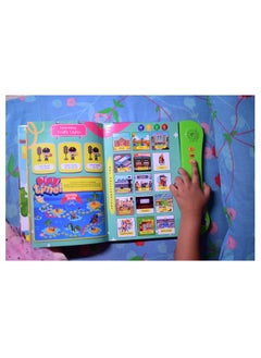 Kiddale Pack of 2 Musical Interactive Children Sound Books: My Home to Neighbourhood & Phonics|Ideal Gift for 3+ Years Baby|E Learning Book|Smart Intelligent Activity Books|Nursery Rhymes|Talking Book  - Image 3