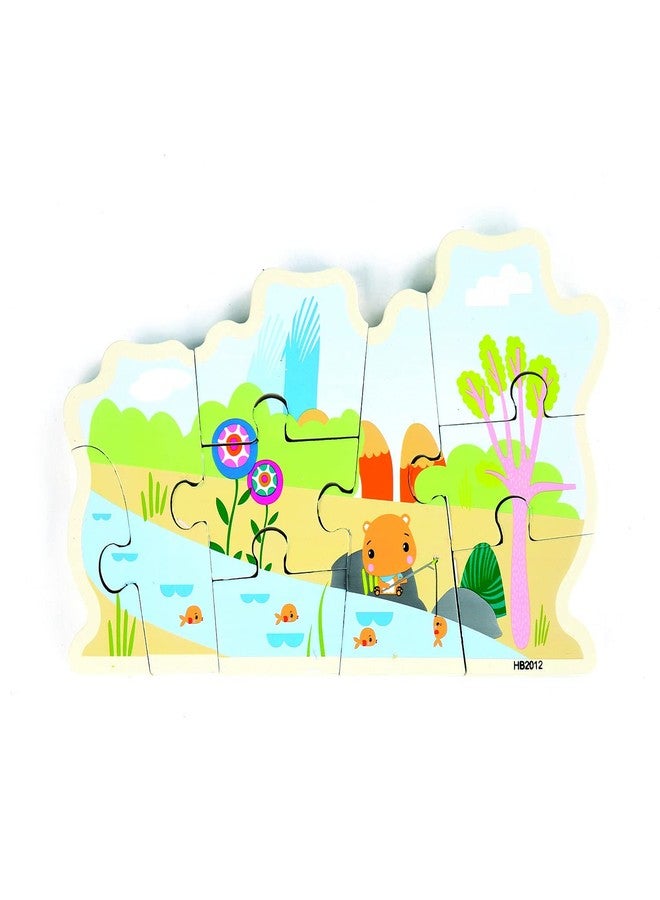 Oops Wooden Puzzle Two Puzzles in One, Bear - Image 3