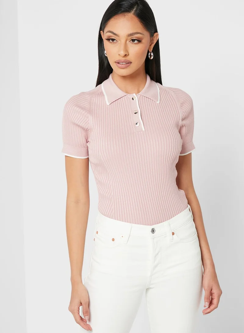 Ted Baker Jayydah Knitted Polo Sweater