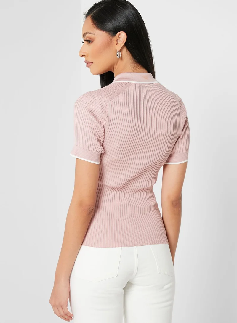Ted Baker Jayydah Knitted Polo Sweater