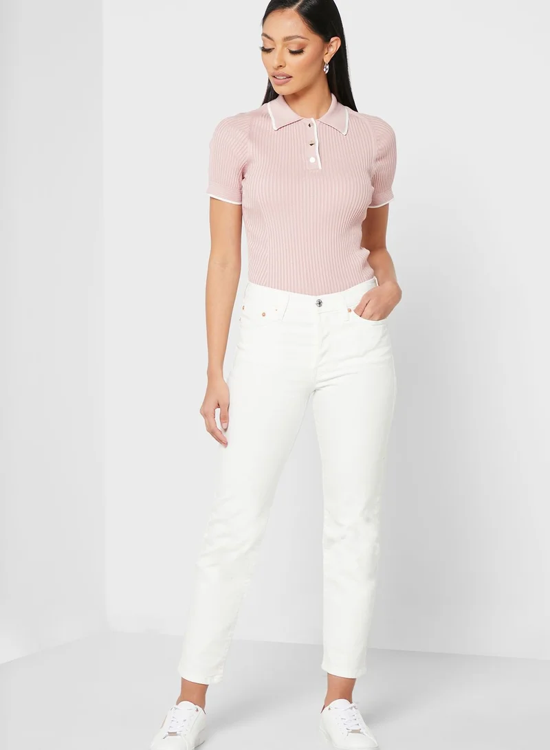 Ted Baker Jayydah Knitted Polo Sweater