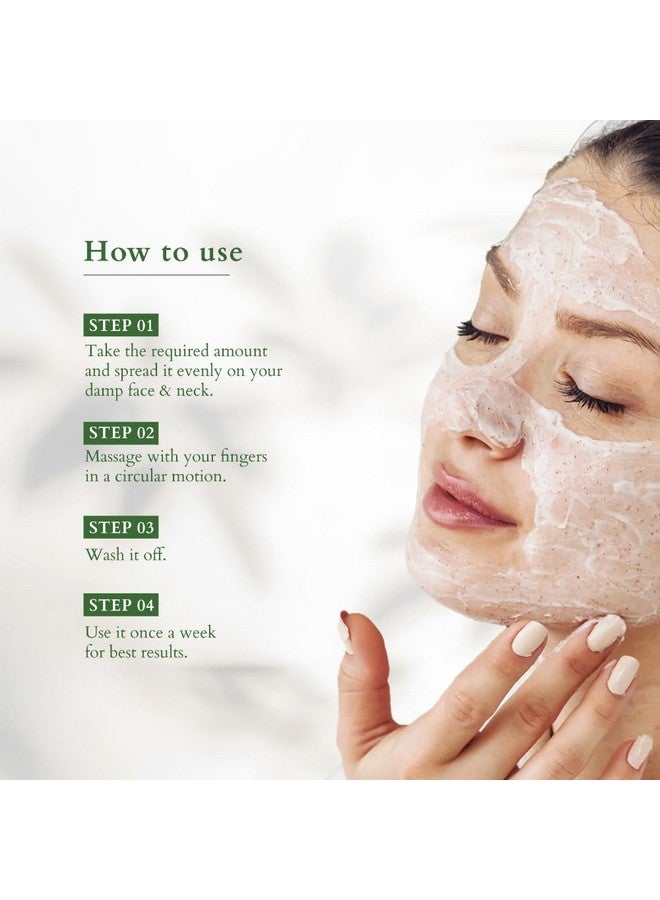 Lotus Organics+ Lotus Organics+ Brightening De-Tan Scrub | With 100% Certified White Peonies | Reduce Tanning | Combats sun damage | Removes Blackheads, Whiteheads and Pigmentation | For Glowing & Fresh Skin | For All Skin Types  - Image 3