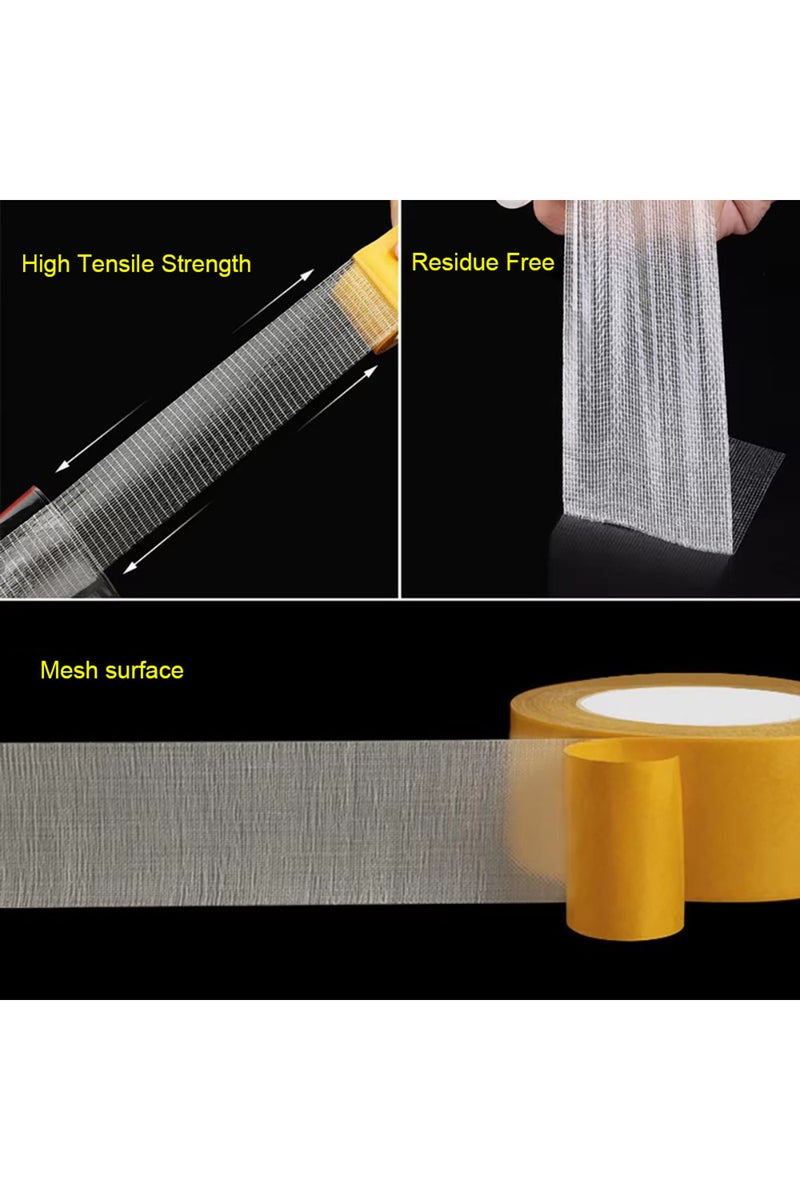 إيروريكس طول 10 أمتار، عرض 1 سم، شريط لاصق مزدوج الجوانب فائق الرقة وقوي التثبيت، شديد التحمل وشفاف - Image 2