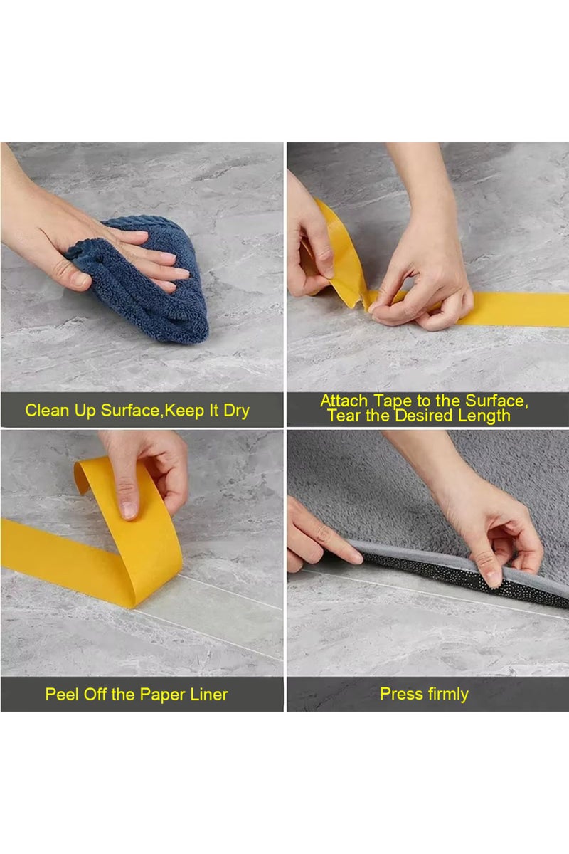 إيروريكس طول 10 أمتار، عرض 1 سم، شريط لاصق مزدوج الجوانب فائق الرقة وقوي التثبيت، شديد التحمل وشفاف - Image 4