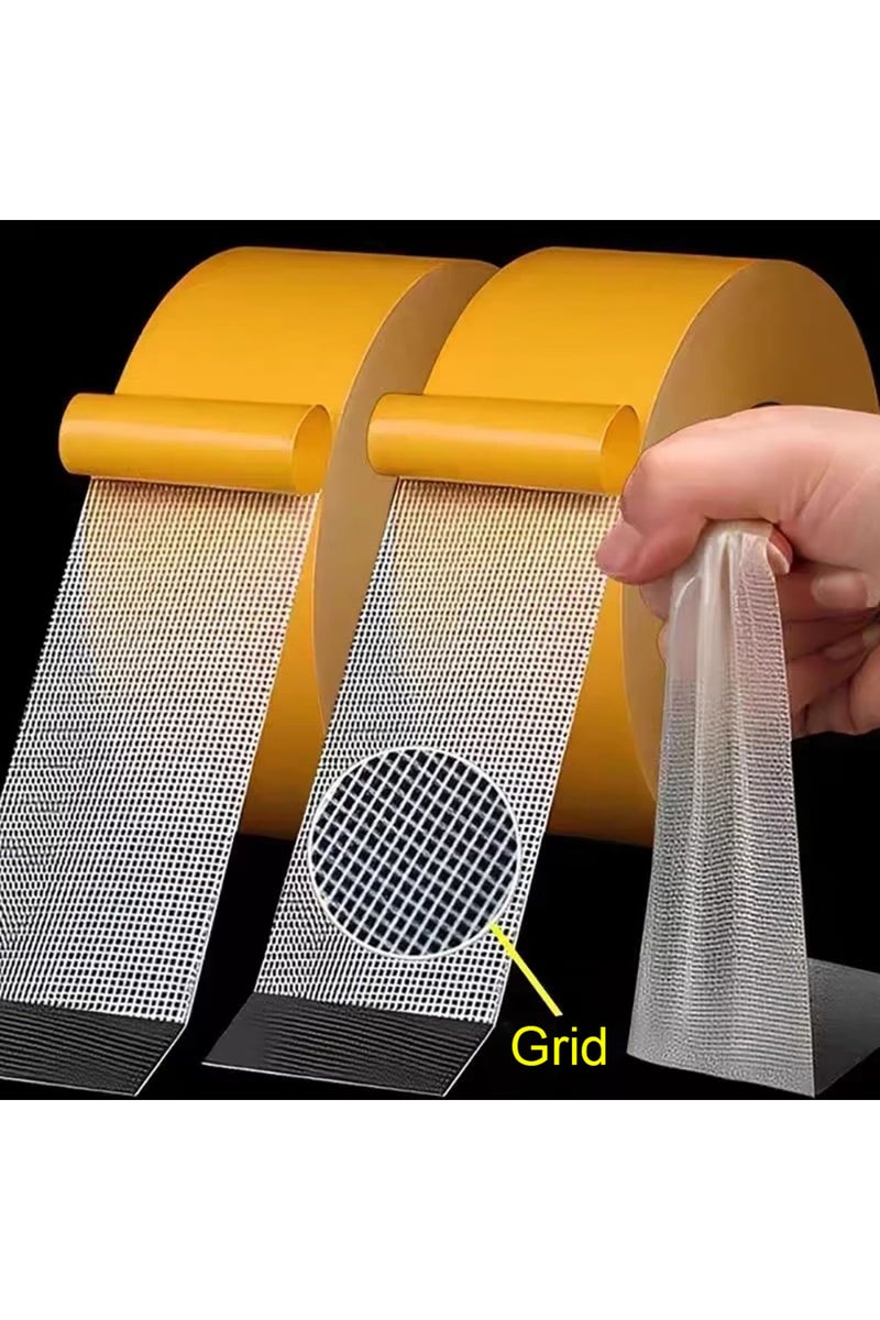 إيروريكس طول 10 أمتار، عرض 1 سم، شريط لاصق مزدوج الجوانب فائق الرقة وقوي التثبيت، شديد التحمل وشفاف - Image 1