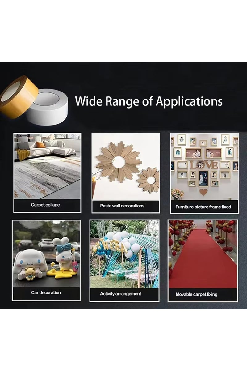 إيروريكس طول 10 أمتار، عرض 1 سم، شريط لاصق مزدوج الجوانب فائق الرقة وقوي التثبيت، شديد التحمل وشفاف - Image 5