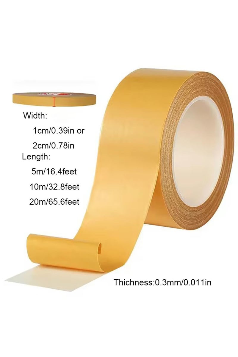 إيروريكس طول 10 أمتار، عرض 1 سم، شريط لاصق مزدوج الجوانب فائق الرقة وقوي التثبيت، شديد التحمل وشفاف - Image 3