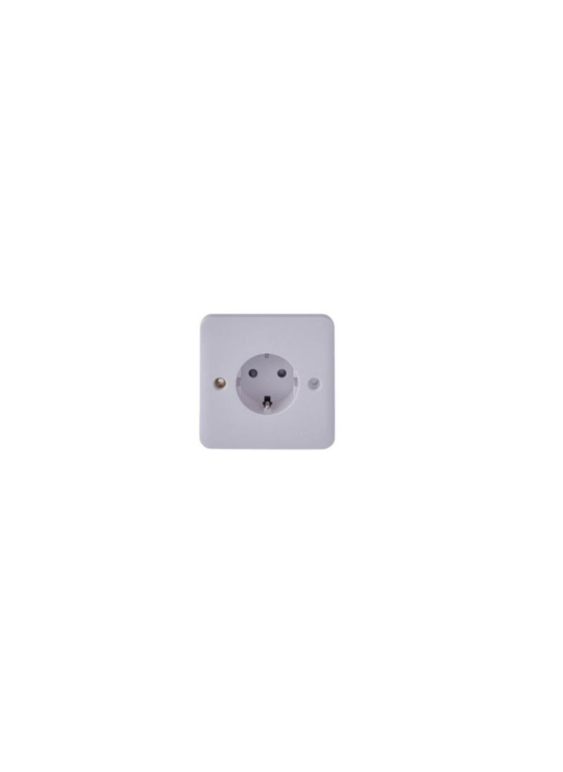Schneider Electric Schneider Electric GGBL3016A1 Lisse White Moulded Unswitched Socket-16 A 230 V 1 Gang - White  - Image 3