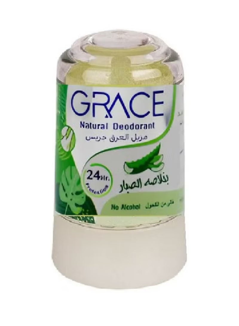 Grace Natural Deodorant Aloe Vera 24 Hr Protection 70 g - Image 1