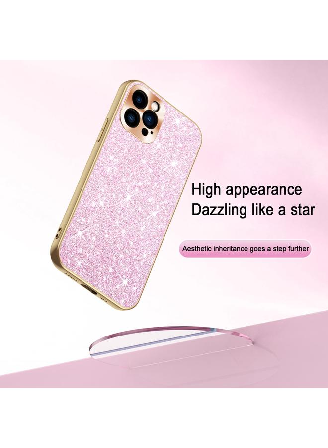 S-TOP Case For iPhone 14 Pro Max Electroplating Star Diamond CD Texture Lens Ring Phone Case - Image 3