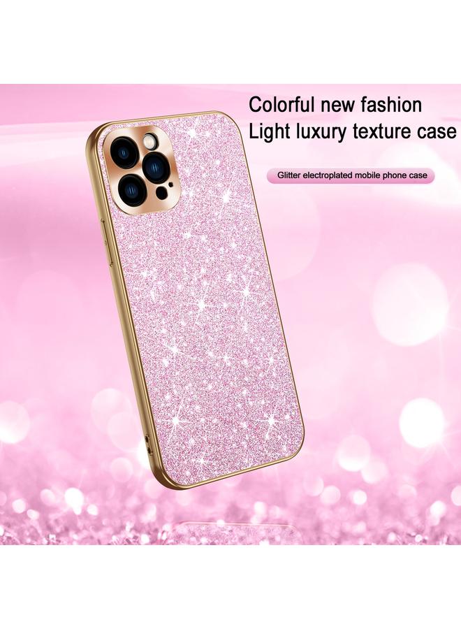 S-TOP Case For iPhone 14 Pro Max Electroplating Star Diamond CD Texture Lens Ring Phone Case - Image 2
