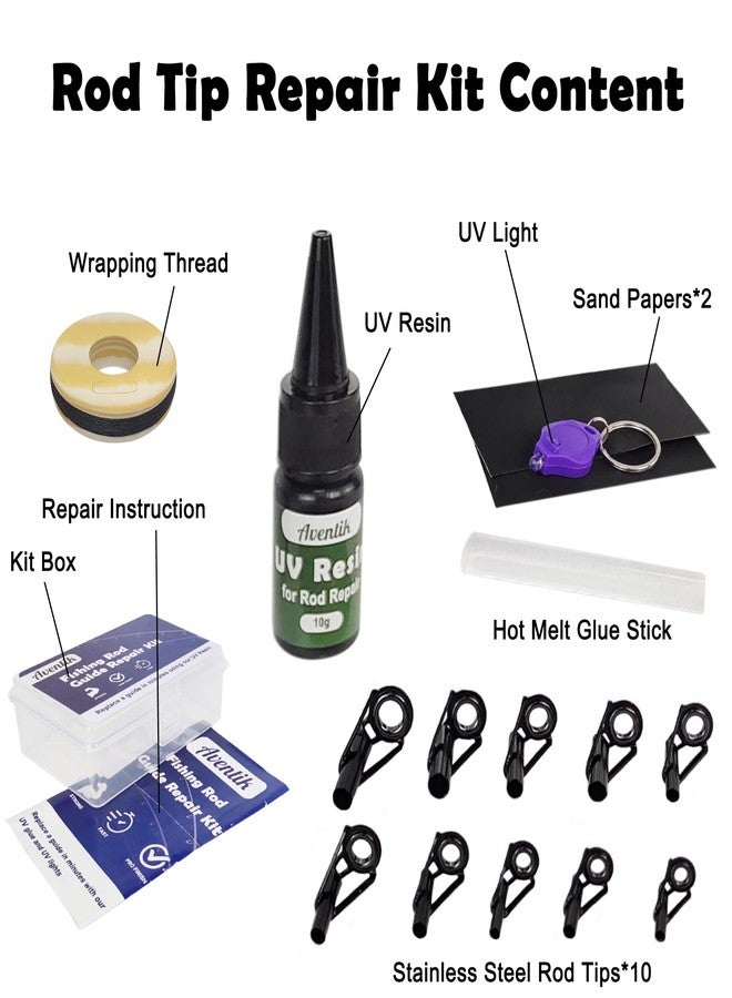 Aventik Fishing Rod Repair Kit (Tip Repair Kit C) - Image 2
