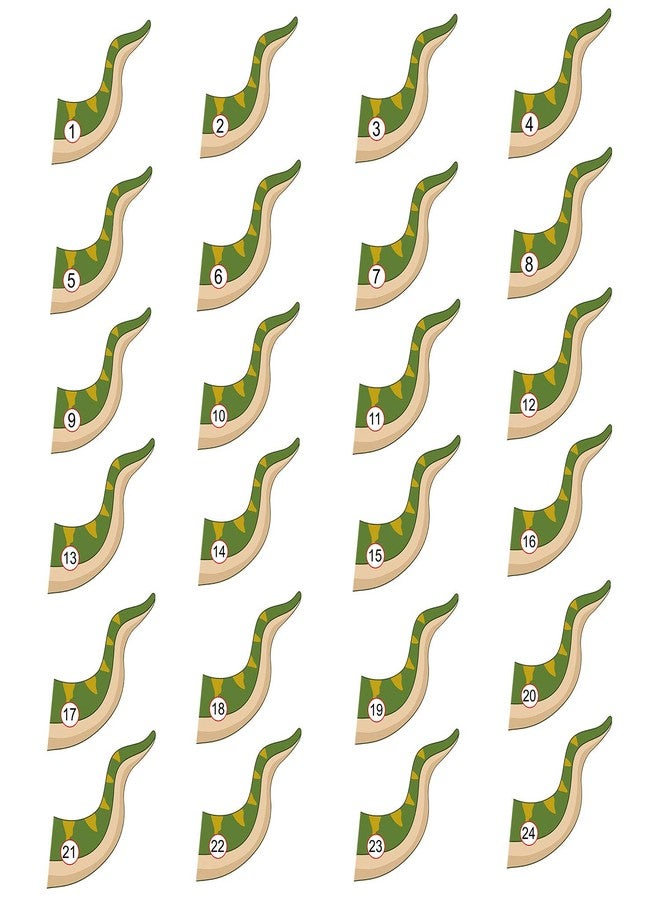FEPITO Pin The Tail on The Dinosaur Game with 24 Pcs Tails for Dinosaur Birthday Party Supplies, Boys Dinosaur Party Game - Image 3