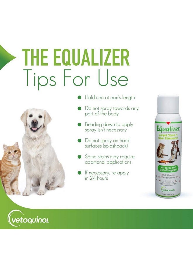 Vetoquinol - Equalizer Pet Carpet Cleaner, Stain Remover & Odor Eliminator, Carpet Spot Cleaner, 20Oz - Image 1