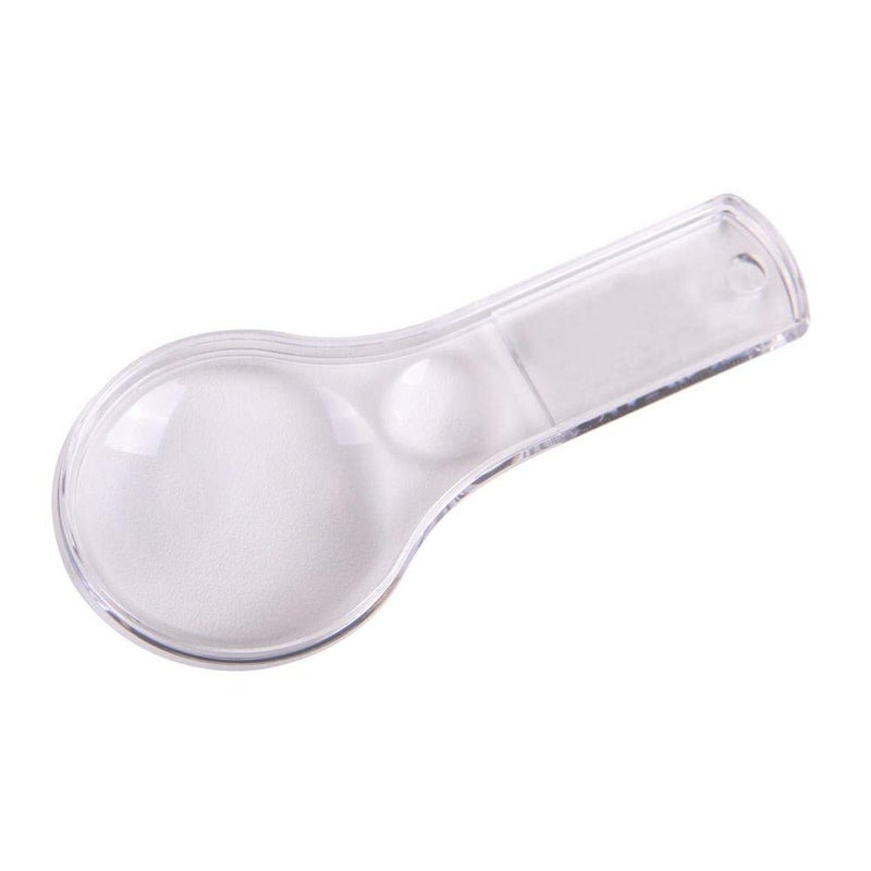 hand2mind hand2mind Mini Plastic Handheld Magnifying Glasses 3X and 6X Without Lanyard Pack of 10 - Image 2
