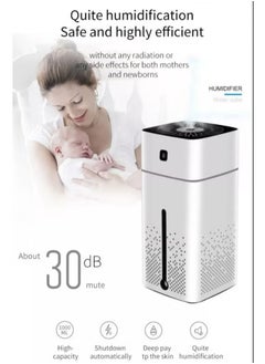 Mi VAZA Essential Oil Diffuser, Intelligent Large Capacity Mute Spray Aroma Diffuser, Durable And Reliable Fragrance Diffuser Machine, Portable Cool Mist Humidifier For Home Office, (White)  - Image 2