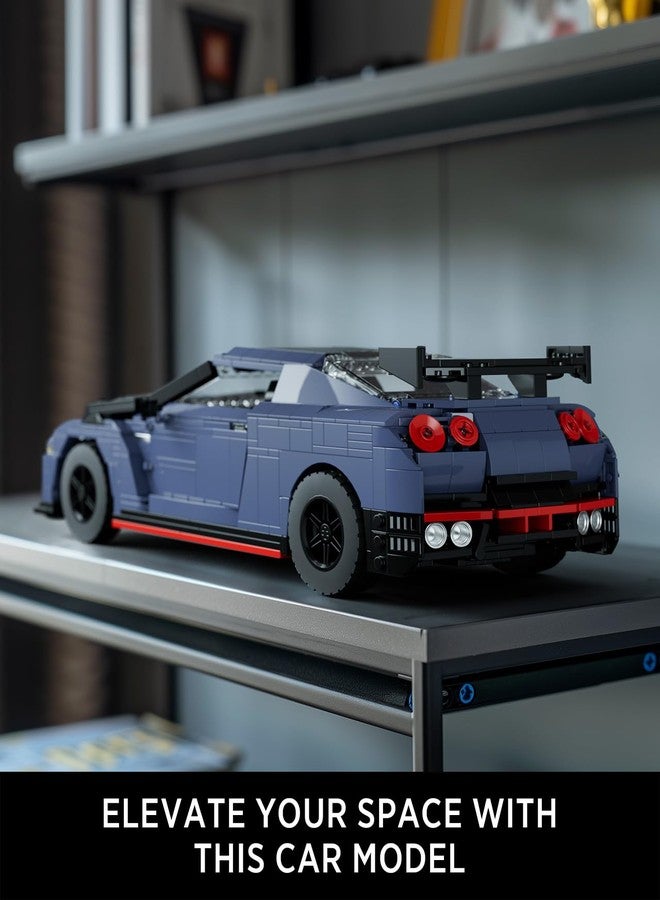 Nifeliz GTRS-35 Sports Car Building Set, 1:14 Scale Collectible Model Set for Display, Gift for Adult Car Enthusiasts (1323PCS, NF10285) - Image 5
