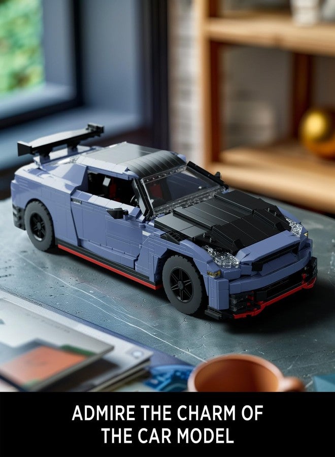 Nifeliz GTRS-35 Sports Car Building Set, 1:14 Scale Collectible Model Set for Display, Gift for Adult Car Enthusiasts (1323PCS, NF10285) - Image 2