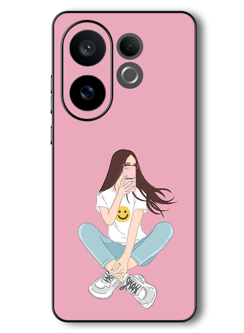 Theodor Case Compatible with Vivo V60 6.77 Inch Protection Shockproof Bumper Cover Selfie - Image 1