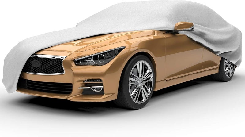 Budge Lite Car Cover - Gray, Fits Sedans up to 264" - Image 2