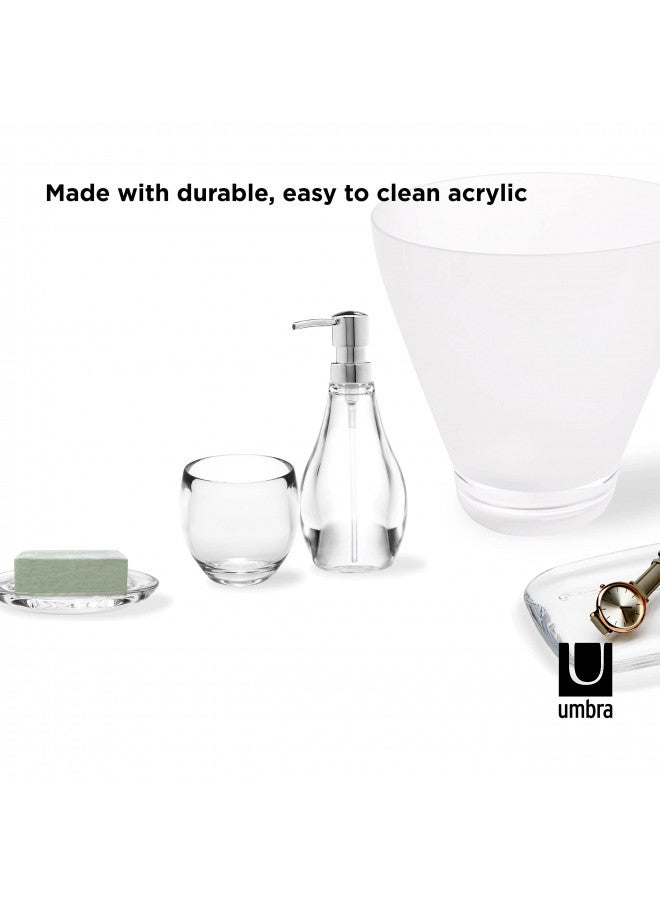 Umbra Droplet Soap Pump, Clear - Image 5
