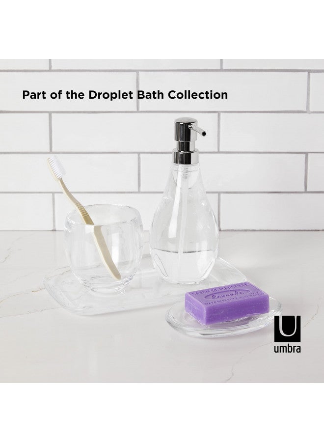 Umbra Droplet Soap Pump, Clear - Image 4