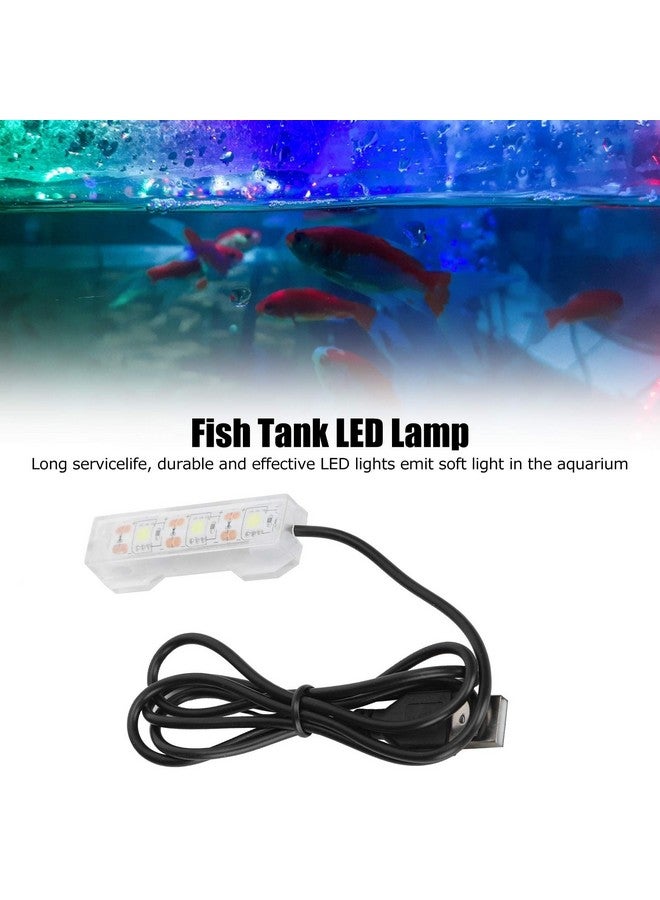 GLOGLOW Aquarium Light, USB Aquarium Light Weight Small Water Plant Light Fish Desktop Mini Decoration Soft LED Lighting Lamp - Image 4