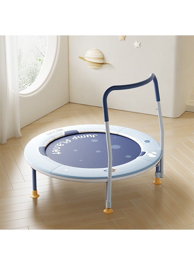 Beauenty 3FT Foldable Trampoline for Kids, Mini Small Trampoline with Handle Bar Indoor And Outdoor,Max Load 150KG,Toddler Baby Jumping Mat,Fitness Recreational Trampoline Garden Workout ﻿ - Image 1