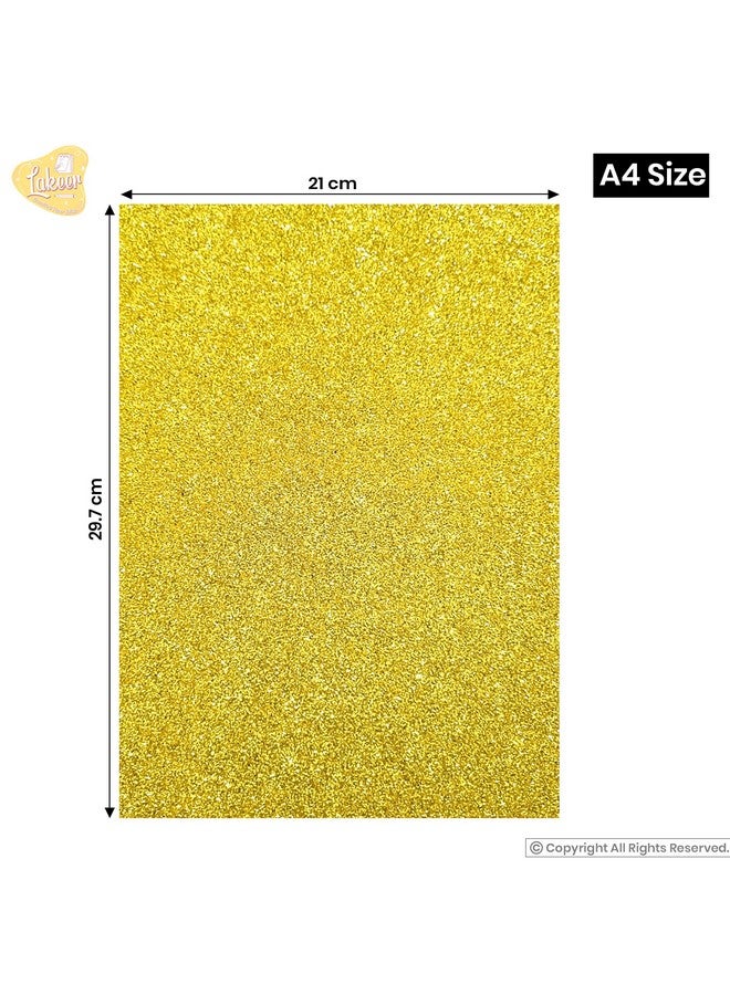 Lakeer Self Adhesive Sticky A4 Size Glitter Sparkles Foam Sheet with Sticky Back Pack of 10 Sheets (10 Colours x 1 Pcs Each) - Image 2