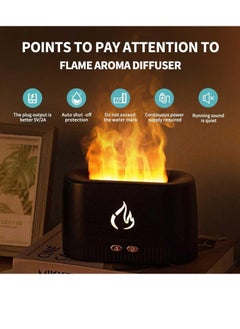 بيوينتي Flame Air Diffuser,Humidifier,Portable Noiseless Aroma Diffuser with Multicolor Lights Waterless Auto Off Protection Essential Oil Diffuser for Home,Office  - Image 5