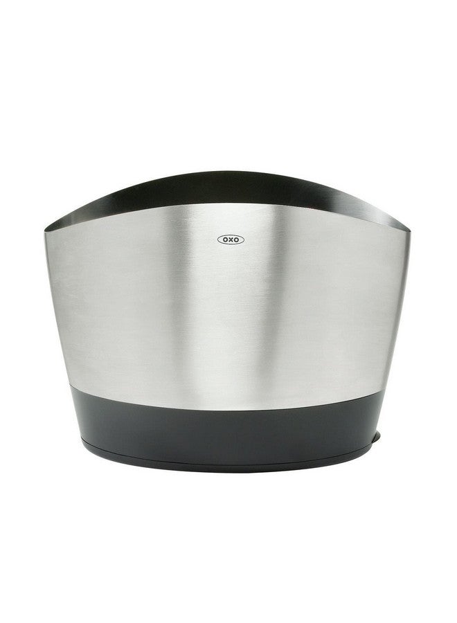 OXO OXO Good Grips Stainless Steel Utensil Holder 8.4" x 4.75" x 6.25",Silver  - Image 2