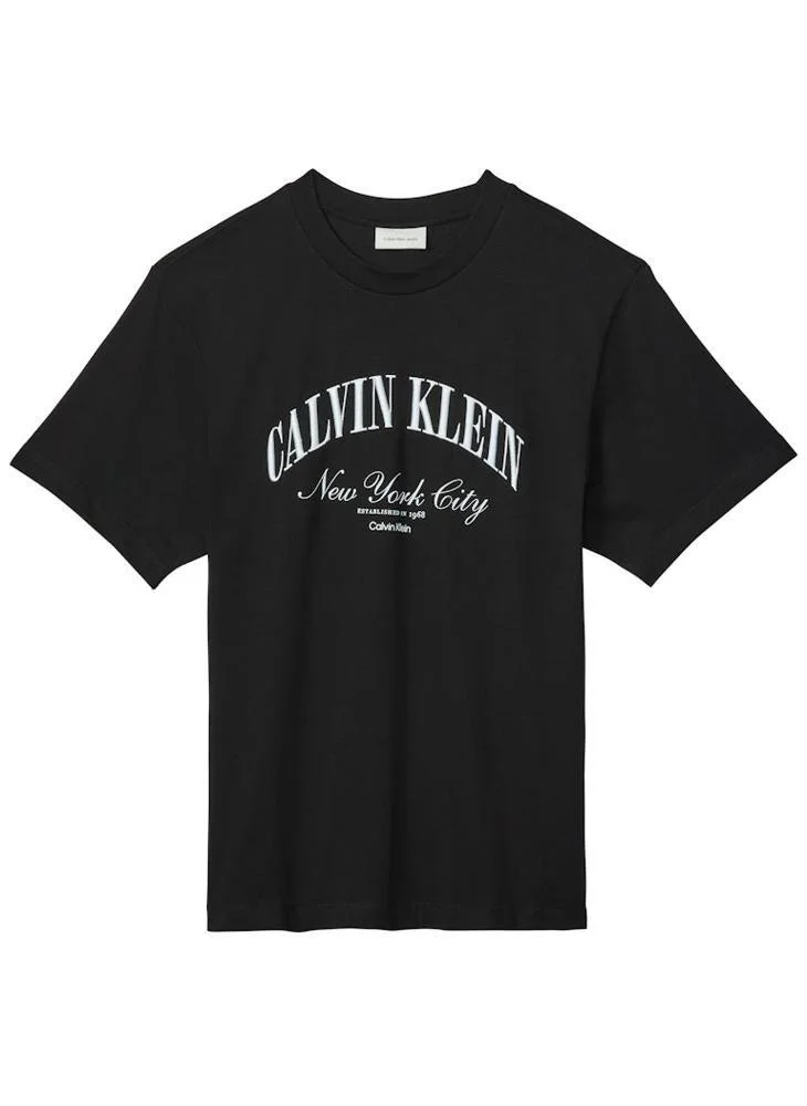 Calvin Klein Jeans  Embroidered NYC Logo T-shirt for Men | Best Price UAE