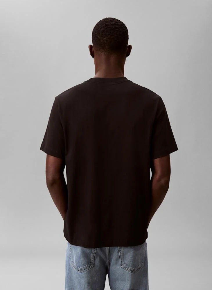 Calvin Klein Jeans  Embroidered NYC Logo T-shirt for Men | Best Price UAE