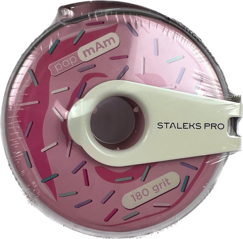 STALEKS PRO Nail File Refill Roller - 80 Files in a Roll - 180 Grit White 