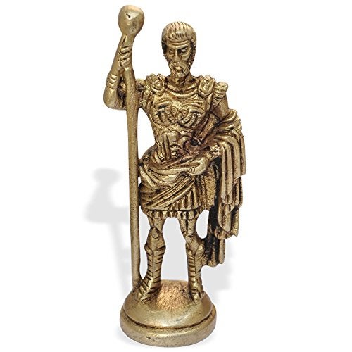 Skywalk Collectible Premium Metal Brass Made Chess Figures, Roman Chess Figures,Antique Showpiece Decorative Gift Item - Image 4