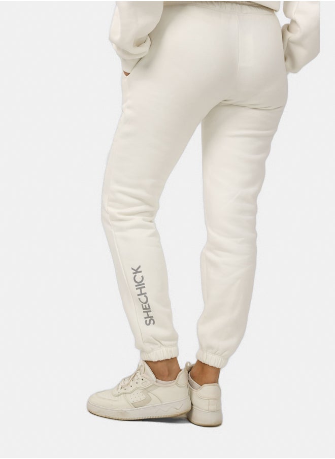 SHECHICK Shechick Perfect Fit White Sweatpants  - Image 3
