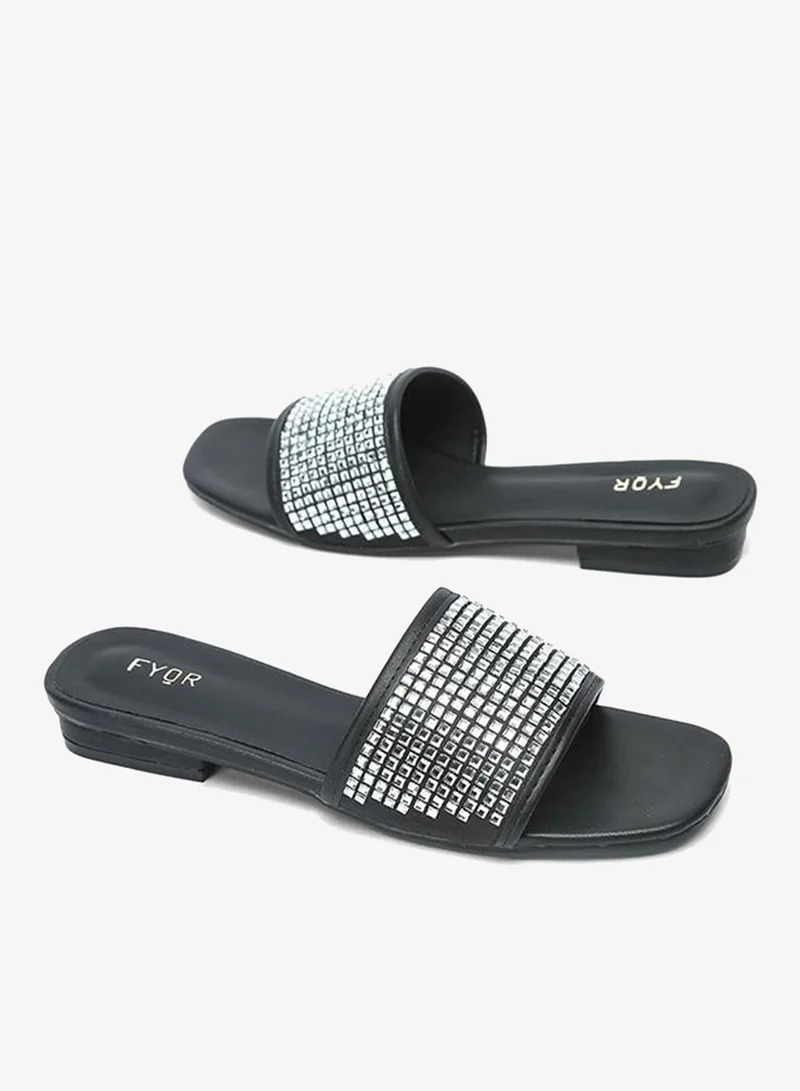 Fyor  Embellished Comfy Flat FC 03 for Women | Best Price UAE