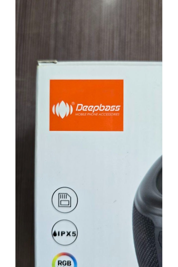 Deepbass BOX-20 Portable Wireless Speaker – RGB Light, IPX5 Waterproof, Deep Bass, Long Battery, Bluetooth - Image 5
