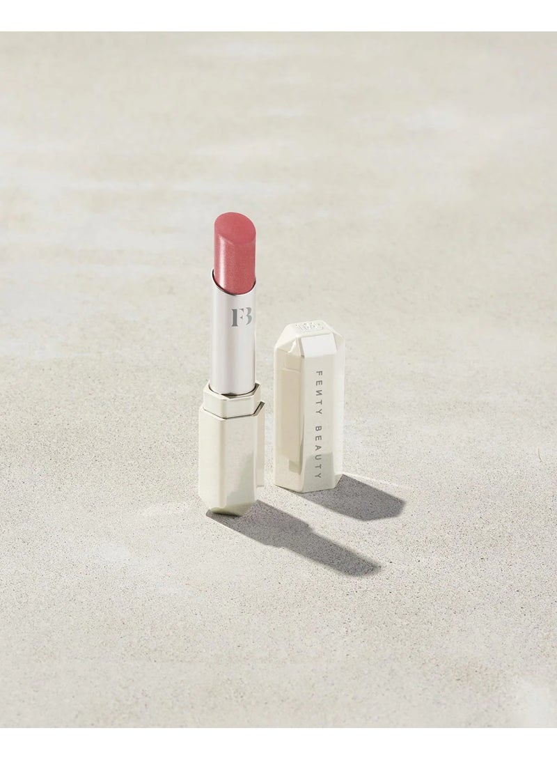 Fenty Beauty Slip Shine Sheer Shiny Lipstick - Retro Rose - Image 1