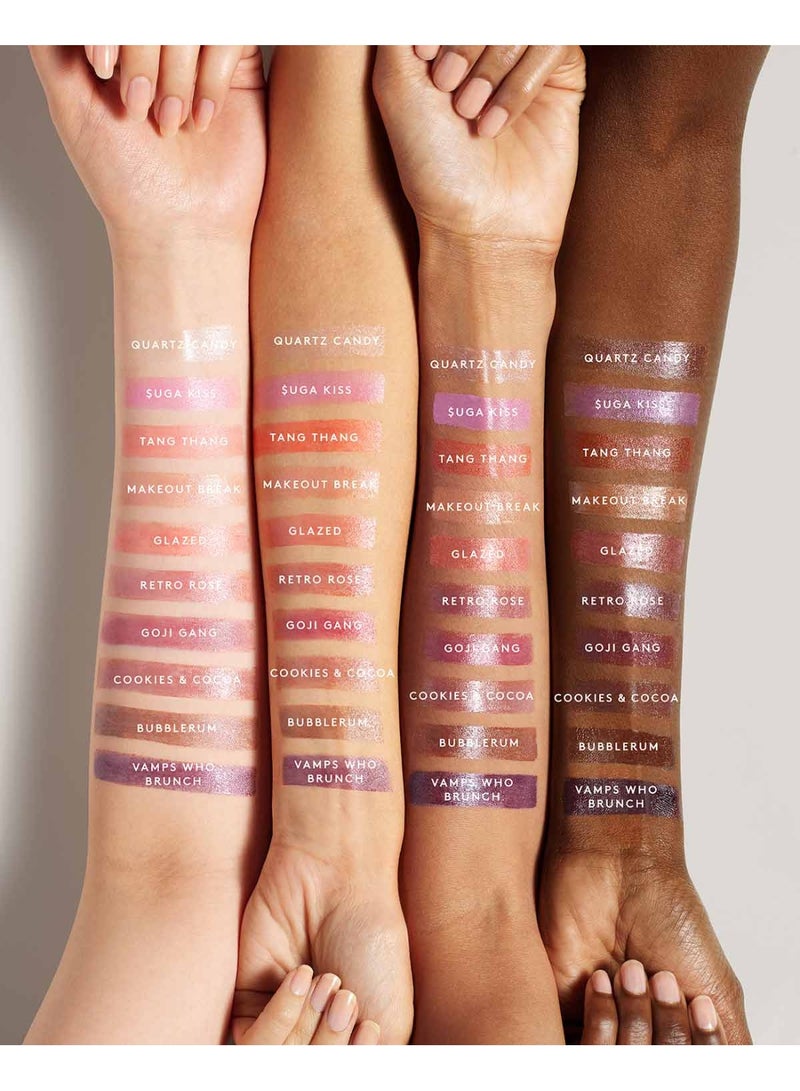 Fenty Beauty Slip Shine Sheer Shiny Lipstick - Retro Rose - Image 4