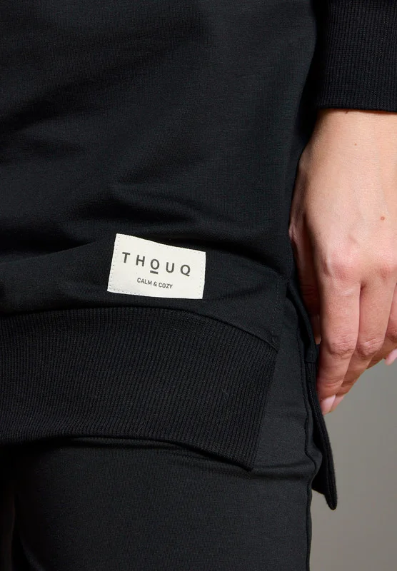 Thouq Drop Shoulder Long Line Sweatshirt
