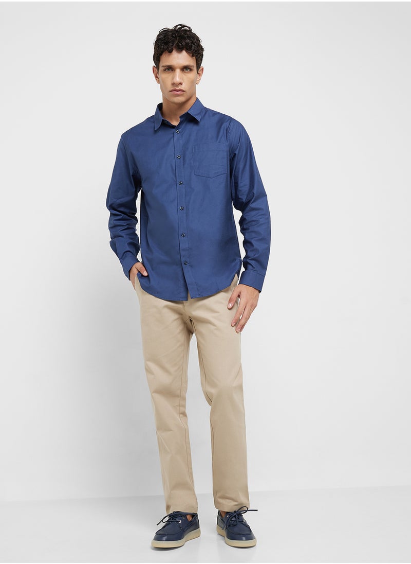 Robert Wood Pocket Detail Shirt  - Image 4